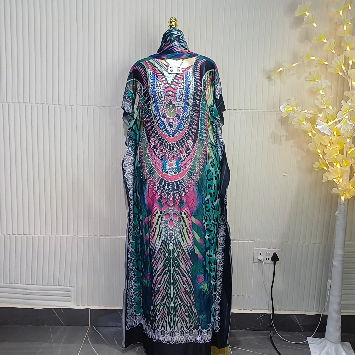 Luxury Print Kaftan .. Available in 3 Colours