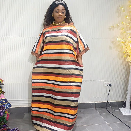 Royal Wave Lace Bubu Dress