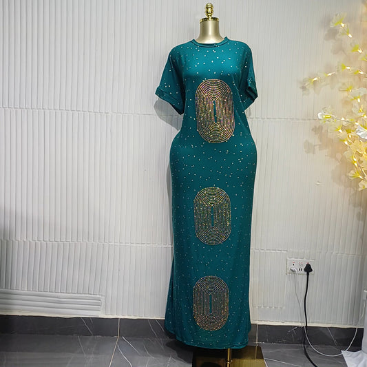 Luxe Rhinestone Maxi Dress